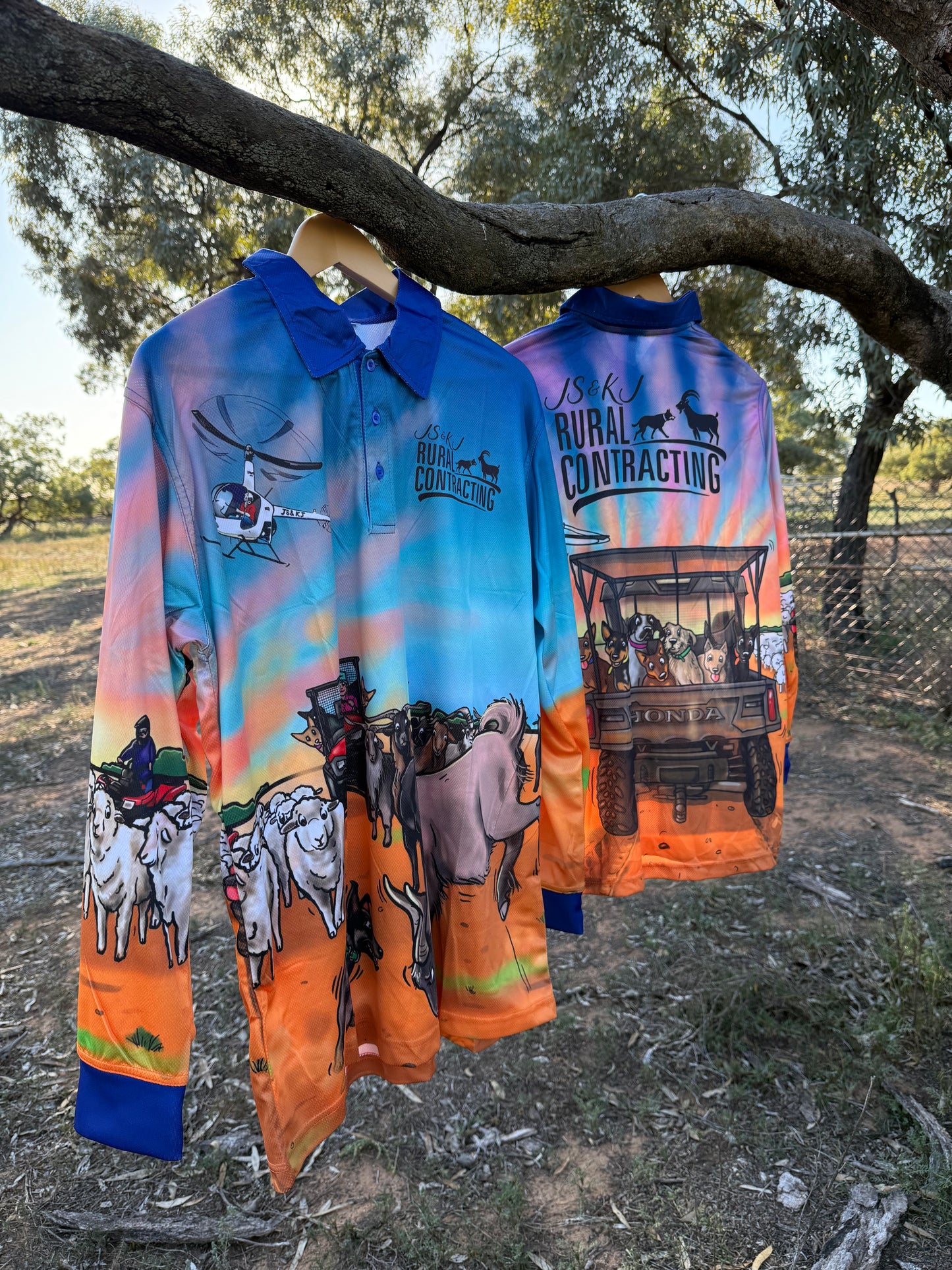 Rural Ruckus – Cartoon Fishing Shirt