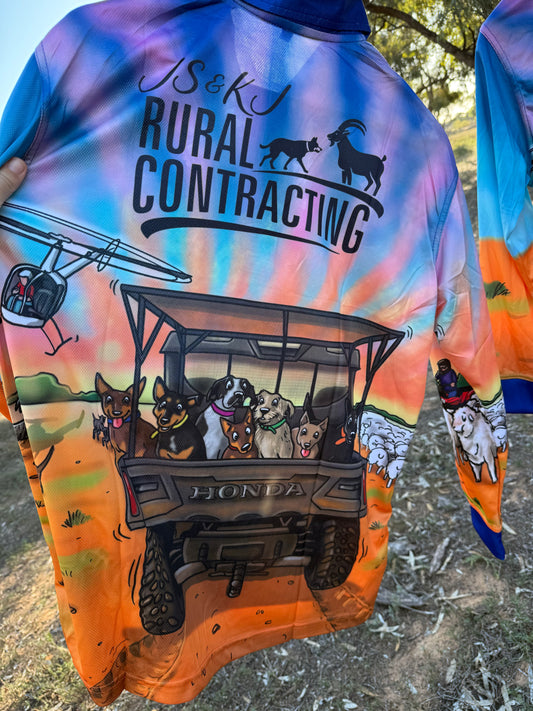 Rural Ruckus – Cartoon Fishing Shirt