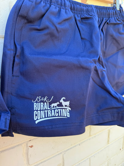 Drill cotton shorts with zip pockets