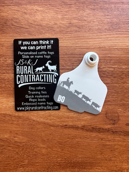 Personalised cattle tag