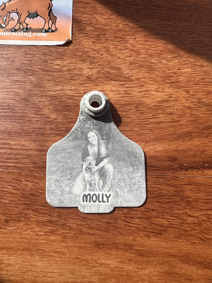 Personalised cattle tag