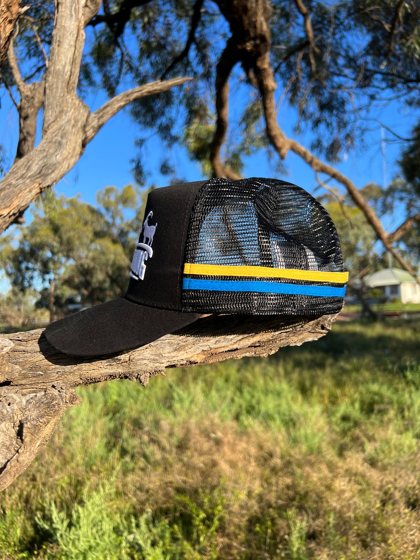 Blue & Black hat