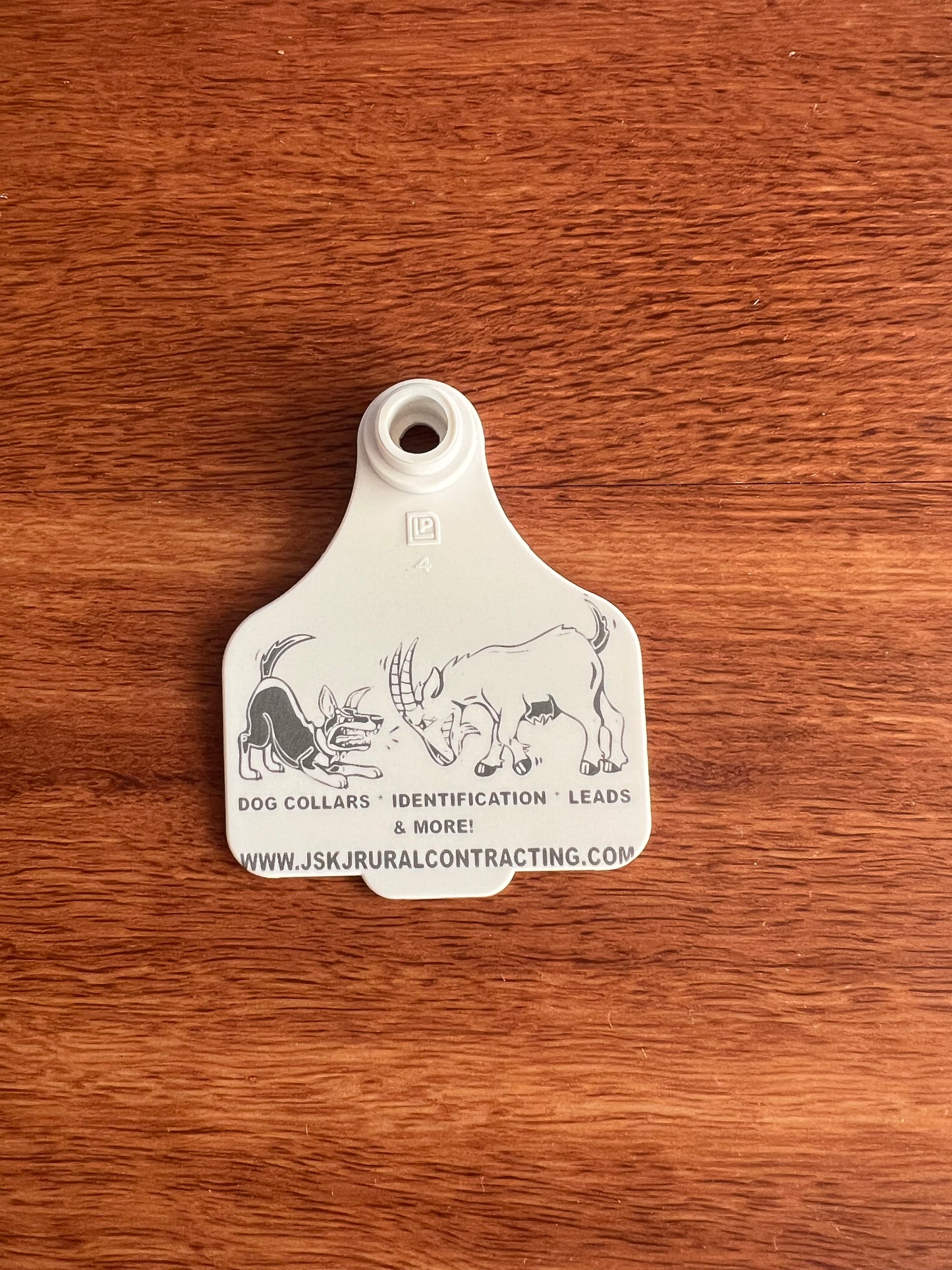 Personalised cattle tag